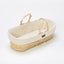 Little Green Sheep Moses Basket & Mattress Organic Knitted Moses Basket & Mattress Linen