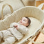 Little Green Sheep Moses Basket & Mattress Organic Knitted Moses Basket & Mattress Linen