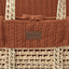 Little Green Sheep Moses Basket & Mattress Organic Knitted Moses Basket & Mattress Terracotta
