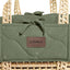 Little Green Sheep Moses Basket & Mattress Organic Rice Quilt Moses Basket & Mattress Juniper with Sage