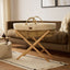 Little Green Sheep Moses Basket, Mattress & Stand Organic Dimple Quilted Moses Basket, Mattress & Natural Foldable Stand Linen