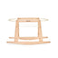 Little Green Sheep Moses Basket, Mattress & Stand Organic Dimple Quilted Moses Basket, Mattress & Natural Rocking Stand Truffle