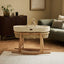 Little Green Sheep Moses Basket, Mattress & Stand Organic Furrow Knitted Moses Basket, Mattress & Natural Rocking Stand Linen