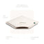Little Green Sheep Moses Basket, Mattress & Stand Organic Knitted Moses Basket, Mattress & Natural Foldable Stand Dove Grey