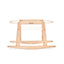 Little Green Sheep Moses Basket, Mattress & Stand Organic Knitted Moses Basket, Mattress & Natural Rocking Stand Juniper