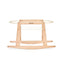 Little Green Sheep Moses Basket, Mattress & Stand Organic Knitted Moses Basket, Mattress & Natural Rocking Stand Linen
