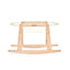 Little Green Sheep Moses Basket, Mattress & Stand Organic Knitted Moses Basket, Mattress & Natural Rocking Stand Terracotta