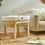 Little Green Sheep Moses Basket, Mattress & Stand Organic Knitted Moses Basket, Mattress & Natural Rocking Stand White