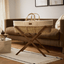Little Green Sheep Moses Basket, Mattress & Stand Organic Knitted Moses Basket, Mattress & Walnut Foldable Stand Linen