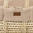 Wheat Knit Moses Basket Replacement Liner - Truffle