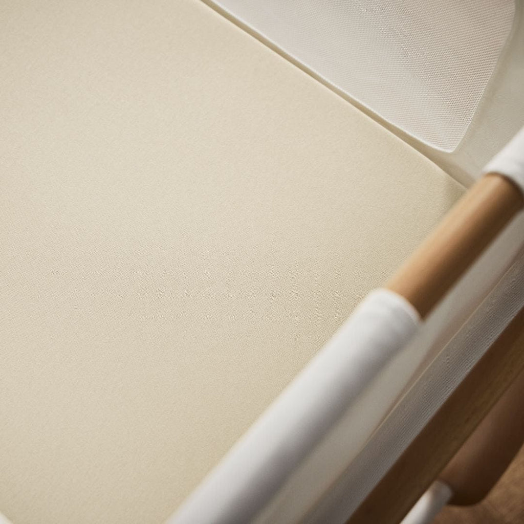 Organic Crib Fitted Sheets in Linen