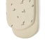 Little Green Sheep Organic Moses Basket Fitted Sheets in Leaves