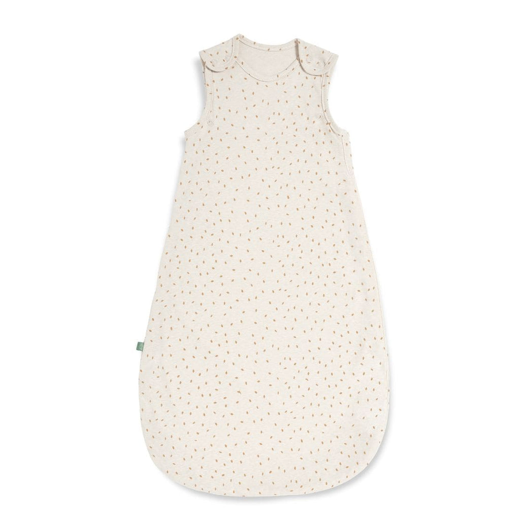 Little Green Sheep Sleeping Bags 0-6 months Organic Baby Sleeping Bag Linen Rice - 1.0 Tog
