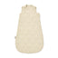 Little Green Sheep Sleeping Bags 0-6 months Organic Quilted Baby Sleeping Bag in Linen with Cocoa - 2.5 Tog