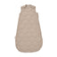 Little Green Sheep Sleeping Bags 0-6 months Organic Quilted Baby Sleeping Bag in Truffle with Cocoa - 2.5 Tog