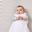 Little Green Sheep Sleeping Bags 6-18 months Organic Baby Sleeping Bag White Rice- 2.5 Tog
