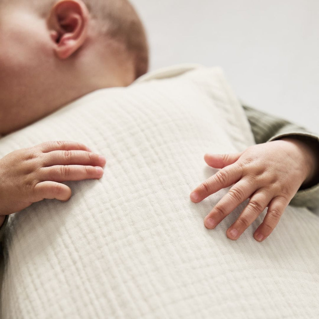 Organic Muslin Baby Sleeping Bag in Ecru - 1.0 Tog