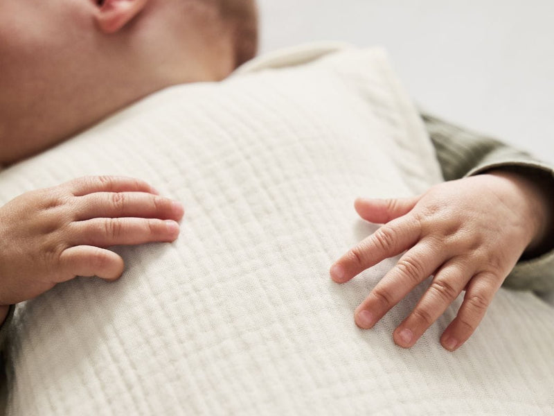 Little Green Sheep Sleeping Bags 6-18 months Organic Muslin Baby Sleeping Bag in Ecru - 1.0 Tog