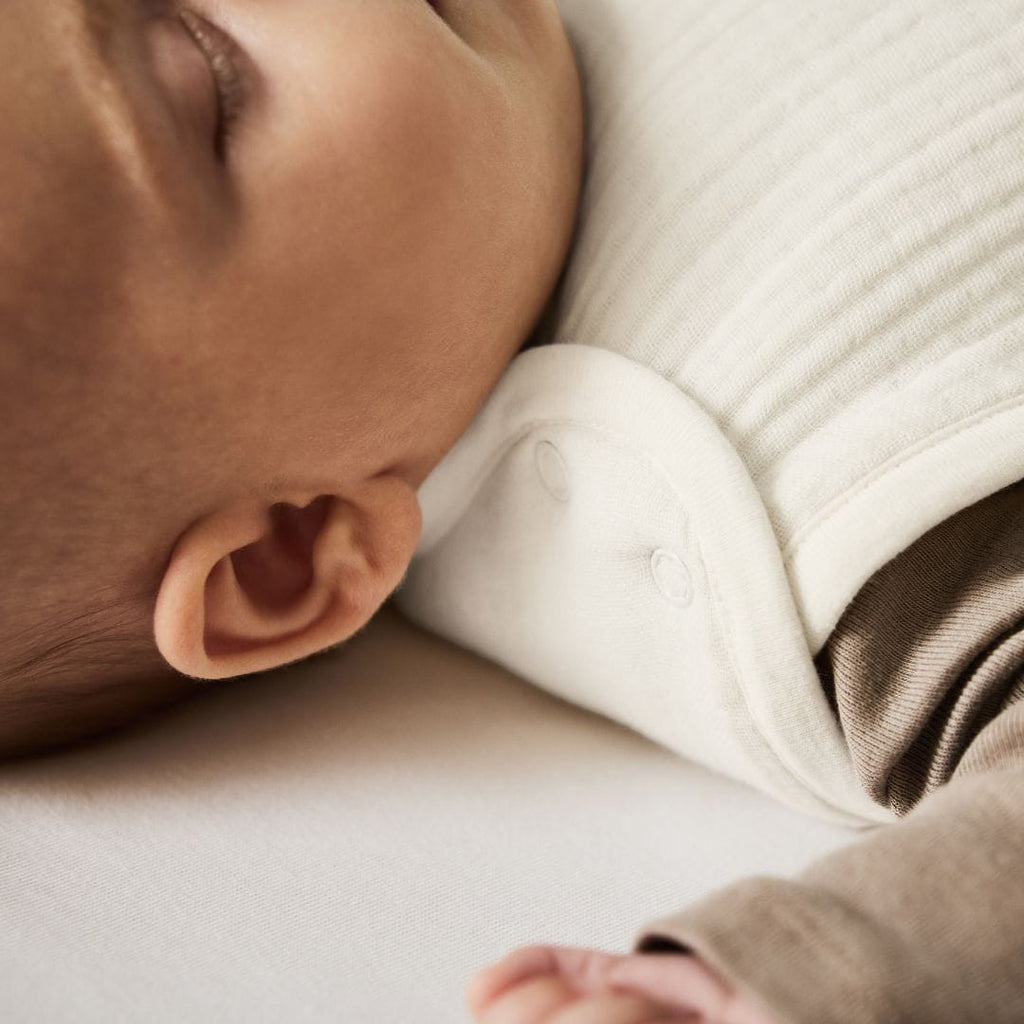 Organic Muslin Baby Sleeping Bag in Ecru - 2.5 Tog