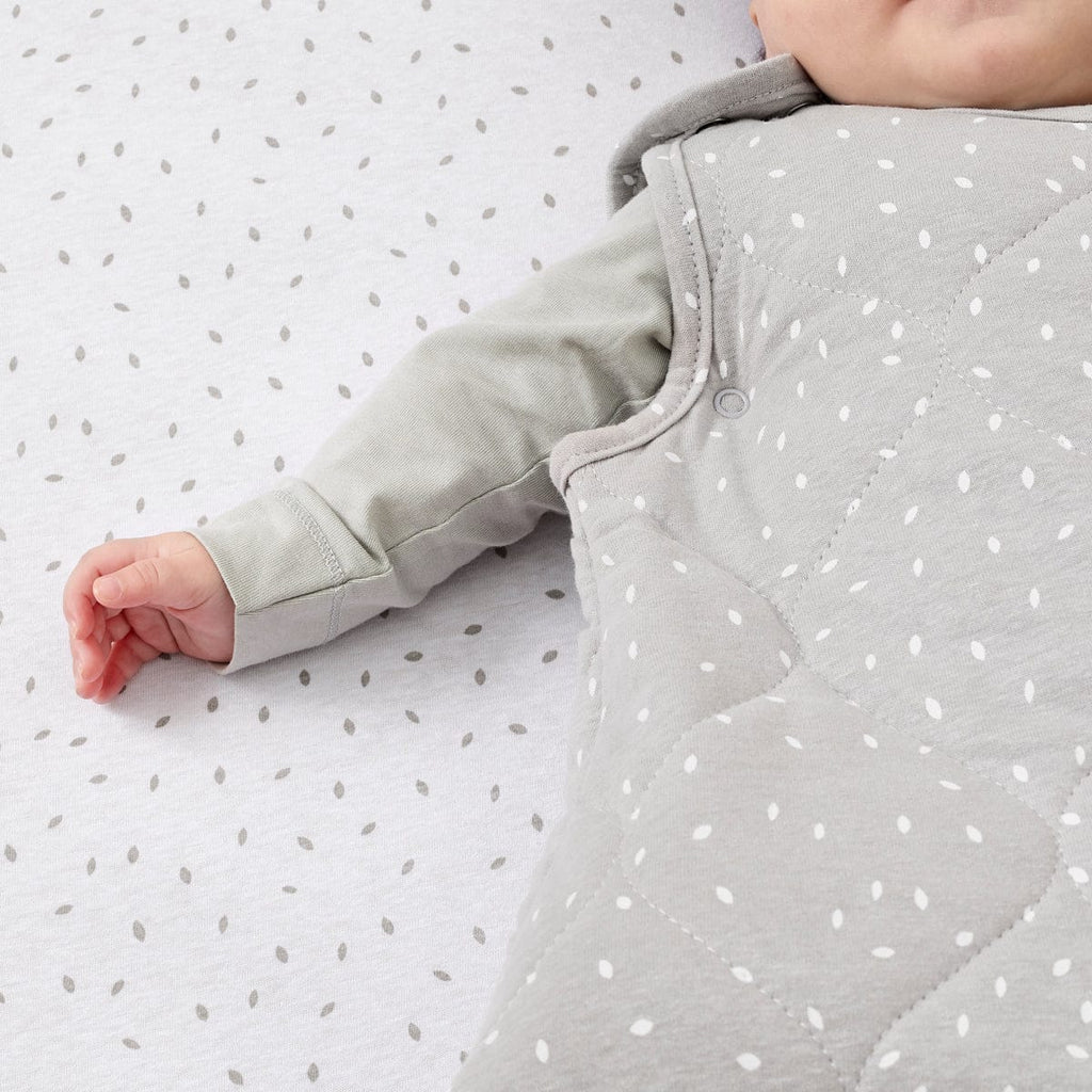 Little Green Sheep Sleeping Bags Organic Baby Sleeping Bag Dove Rice - 2.5 Tog