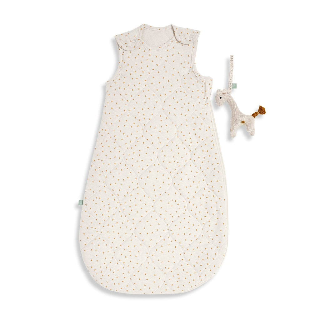 Little Green Sheep Sleeping Bags Organic Baby Sleeping Bag Linen Rice - 2.5 Tog