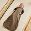 Little Green Sheep Sleeping Bags Organic Quilted Baby Sleeping Bag in Cocoa with Ebony - 1.0 Tog
