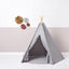 Little Green Sheep Teepee Kids Teepee Play Tent - Grey