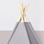 Little Green Sheep Teepee Kids Teepee Play Tent - Grey