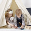 Little Green Sheep Teepee Kids Teepee Play Tent - Linen