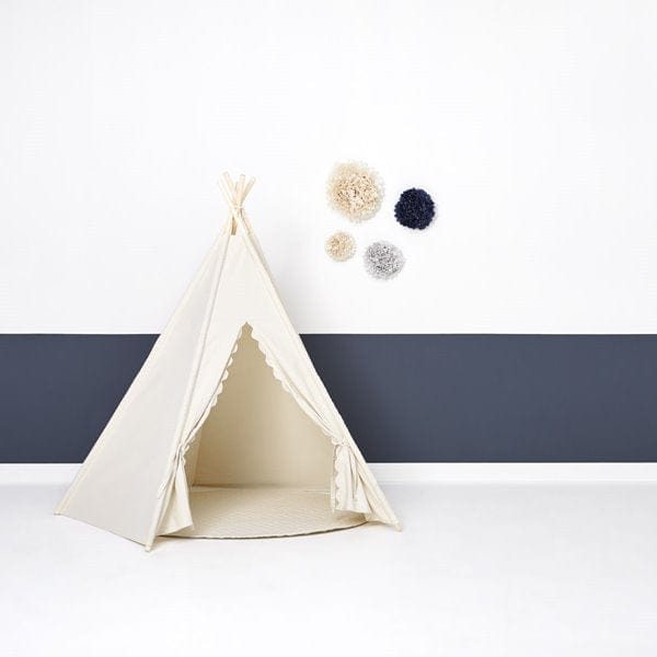 Kids Teepee Play Tent - Linen