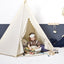 Little Green Sheep Teepee Kids Teepee Play Tent - Linen