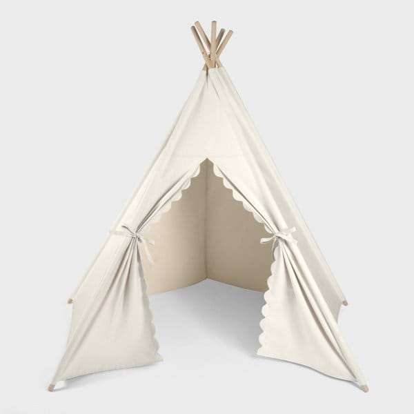 Little Green Sheep Teepee Linen Teepee & Playmat Bundle