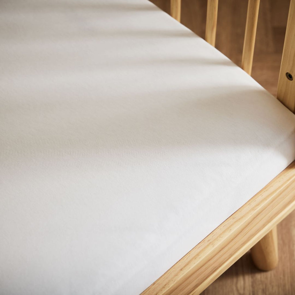 Twin Pack Cotton Fitted Sheets 90x190cm - White